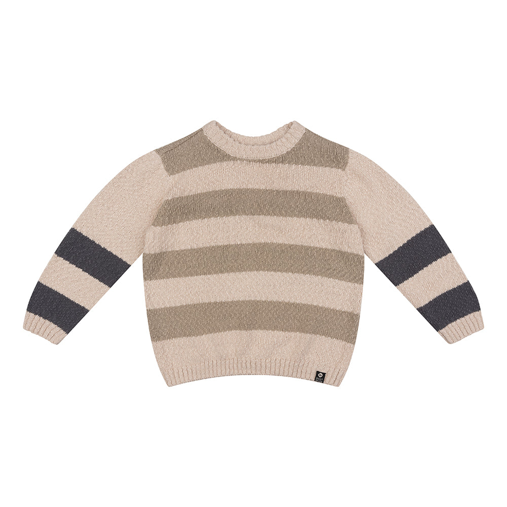 Daily7 Chunky Knitted Sweater Striped