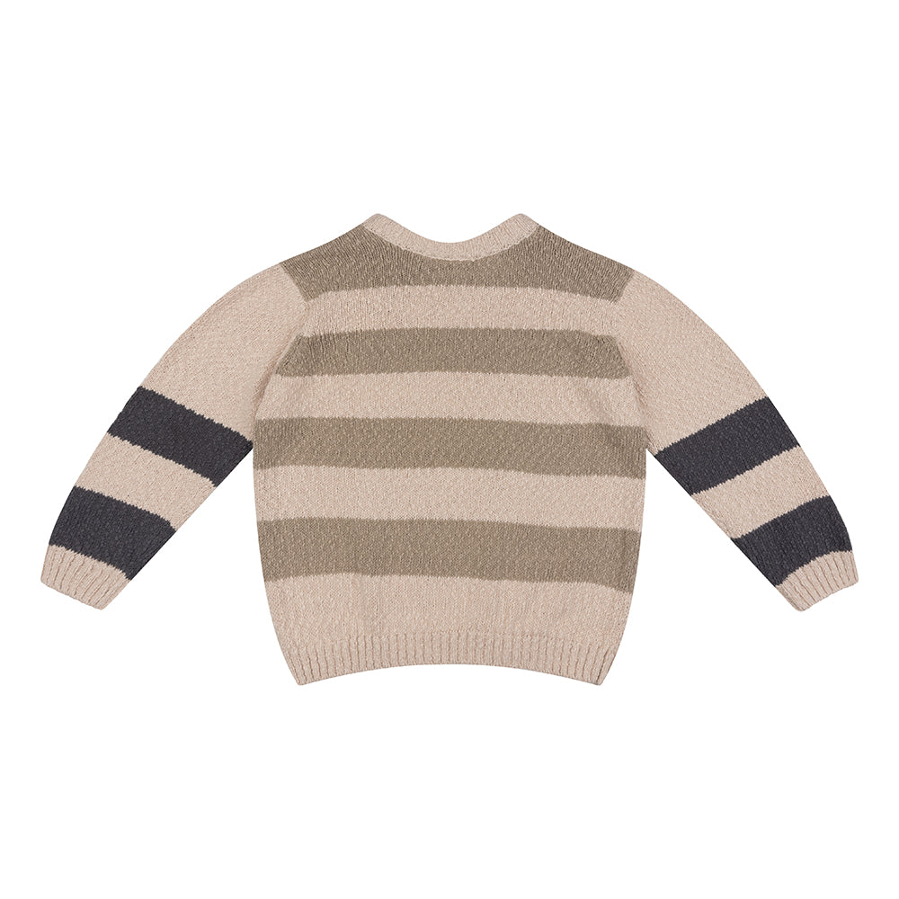 Daily7 Chunky Knitted Sweater Striped
