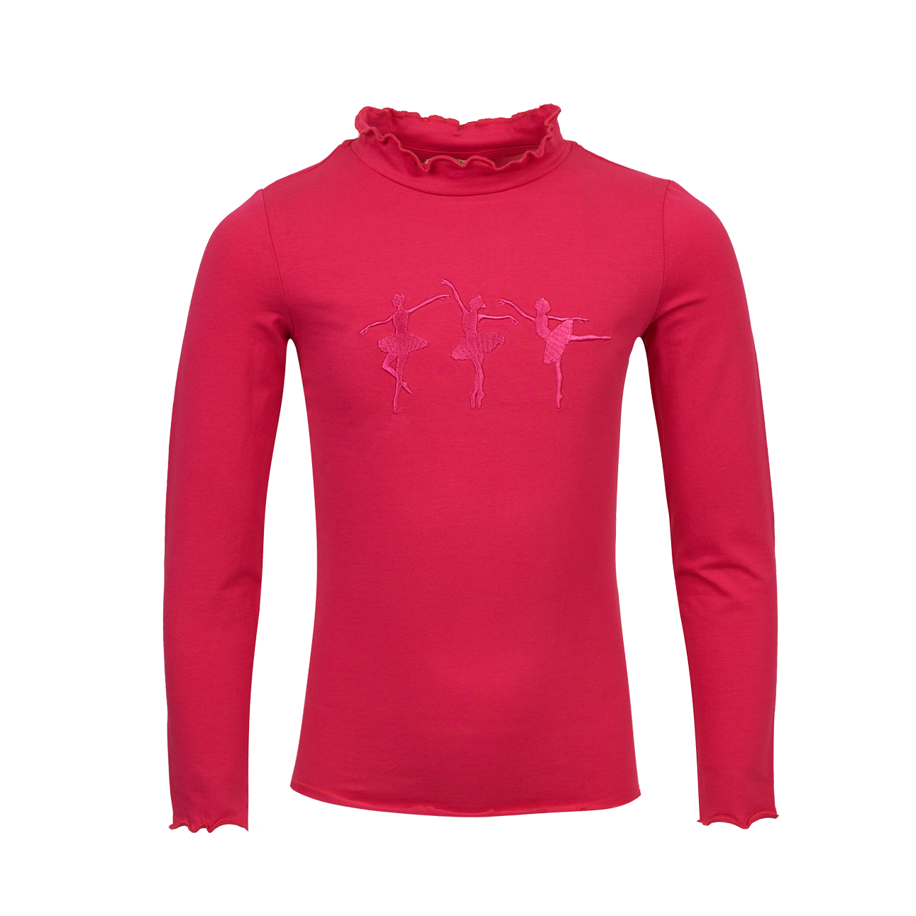 Someone T-Shirt Long Sleeves Someone Bright Pink