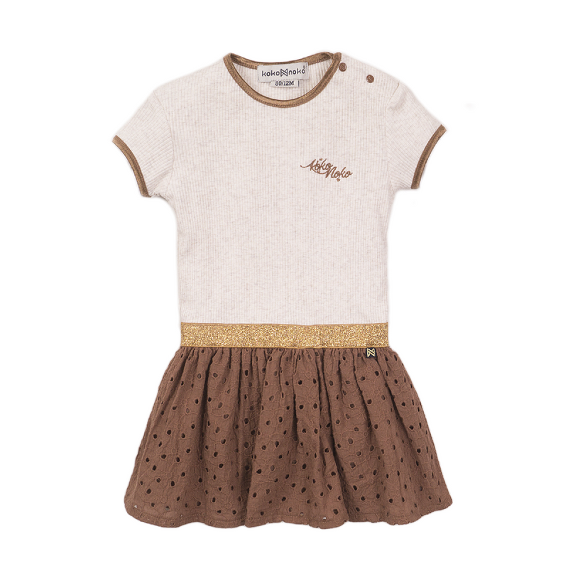 Koko Noko Dress ss rib