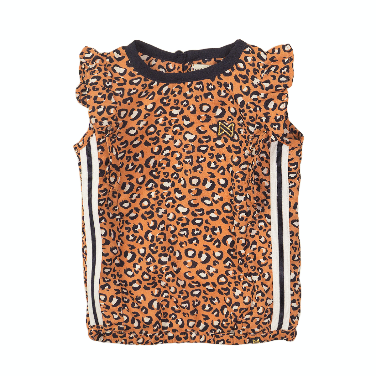 Koko Noko Blouse ss AOP leopard