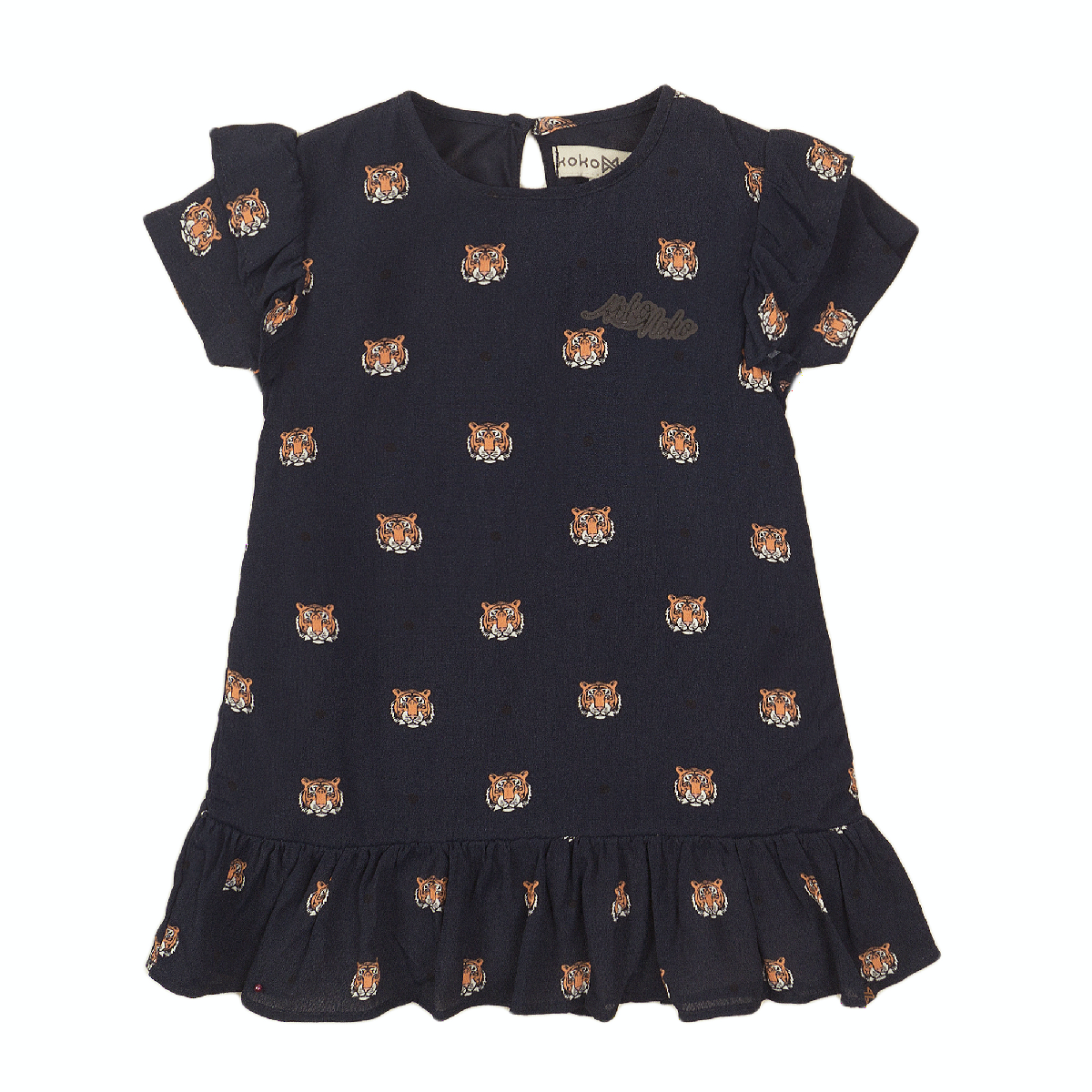 Koko Noko Dress ss AOP Tigers