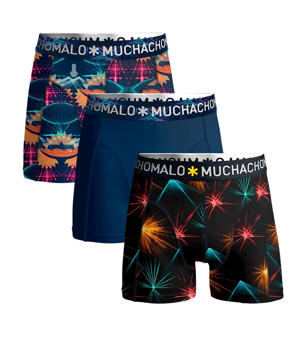 Muchachomalo 3-pack Ondergoed EDM Music