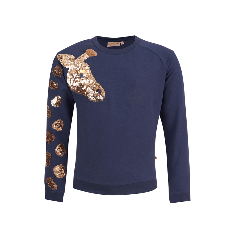 Someone Sweater Long Sleeves Someone Navy