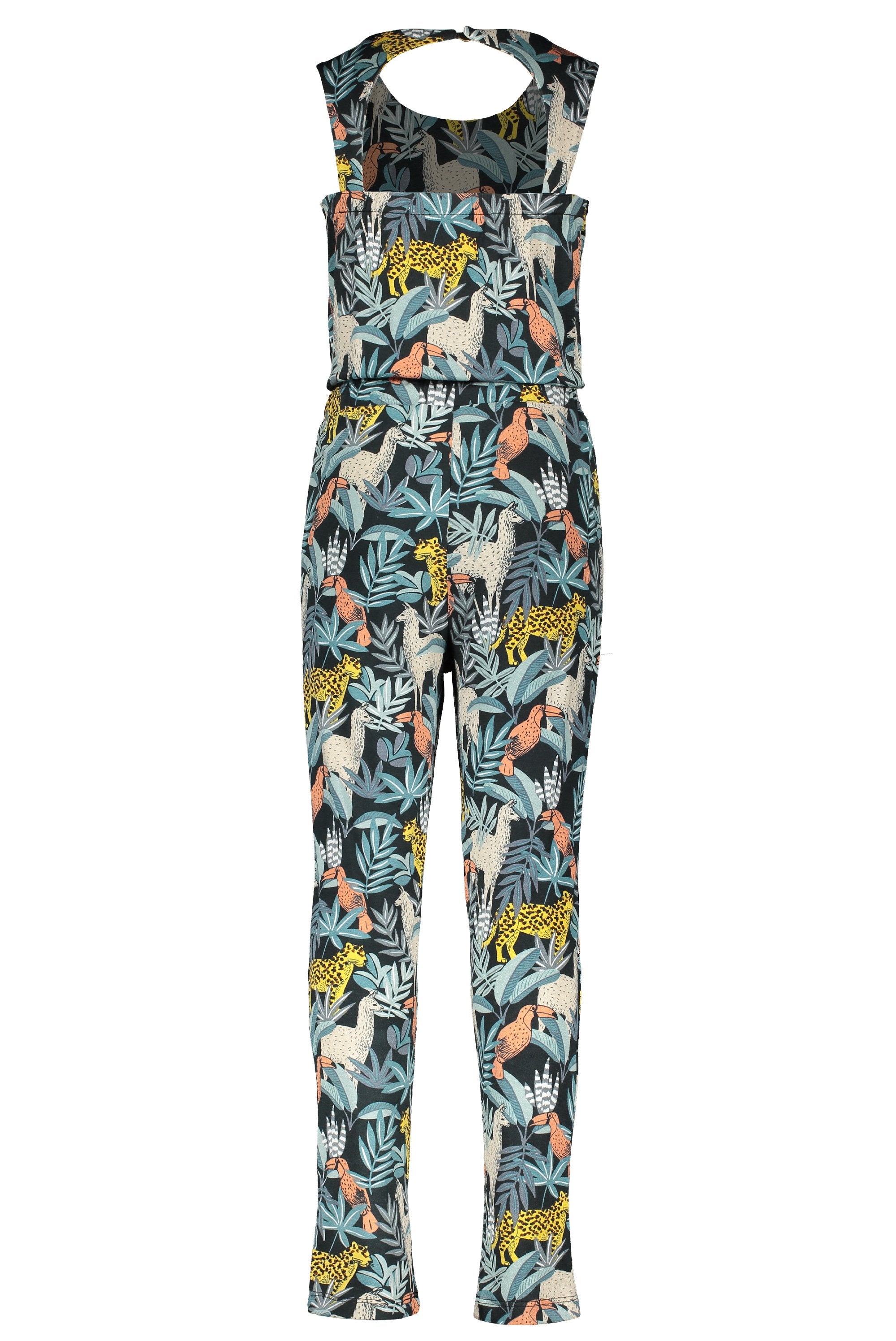 Meisjes Flo girls AO viscose jersey jumpsuit long van Like Flo in de kleur Leaf in maat 152.