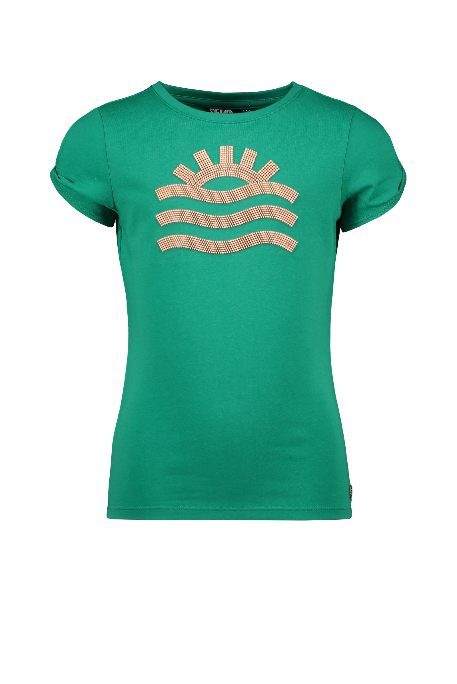 Like Flo Flo girls tee open shoulder roll divers