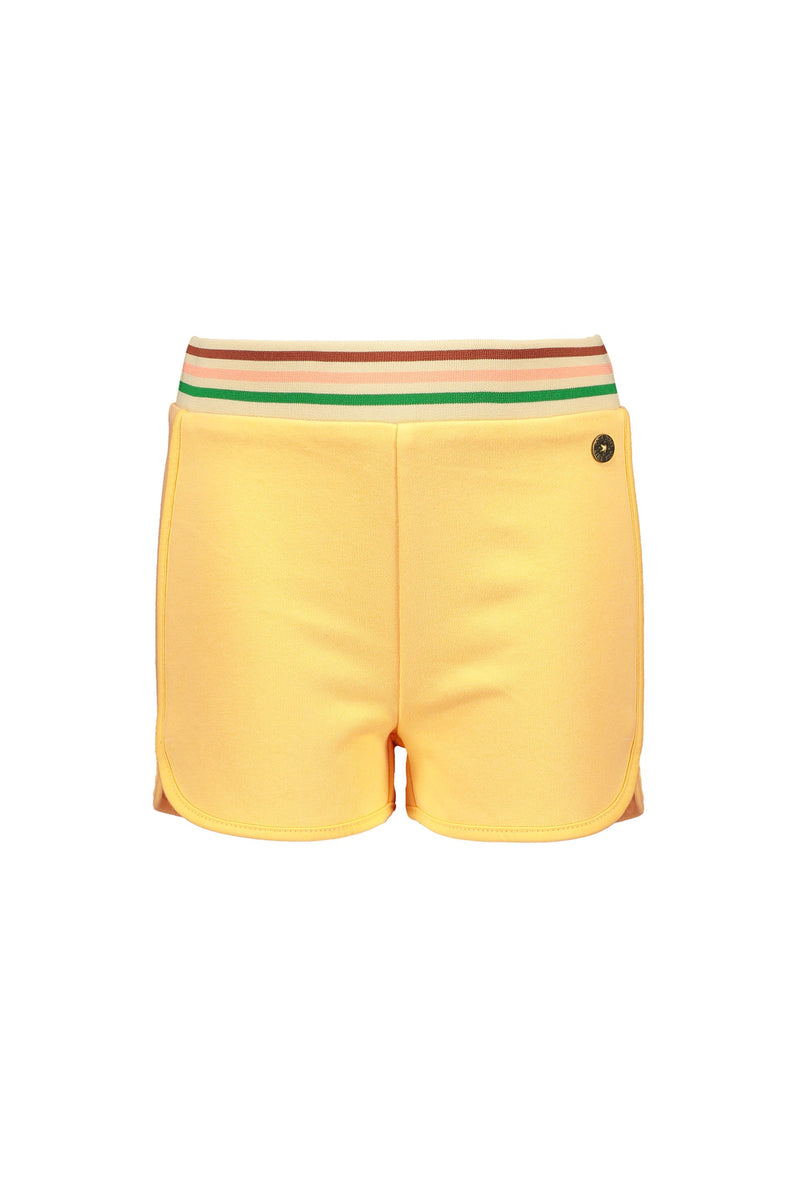 Meisjes Flo girls sweat short van Like Flo in de kleur Honey in maat 152.