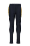 Meisjes Flo girls interlock high rise skinny van Like Flo in de kleur Navy in maat 152.