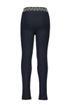 Meisjes Flo girls interlock high rise skinny van Like Flo in de kleur Navy in maat 152.