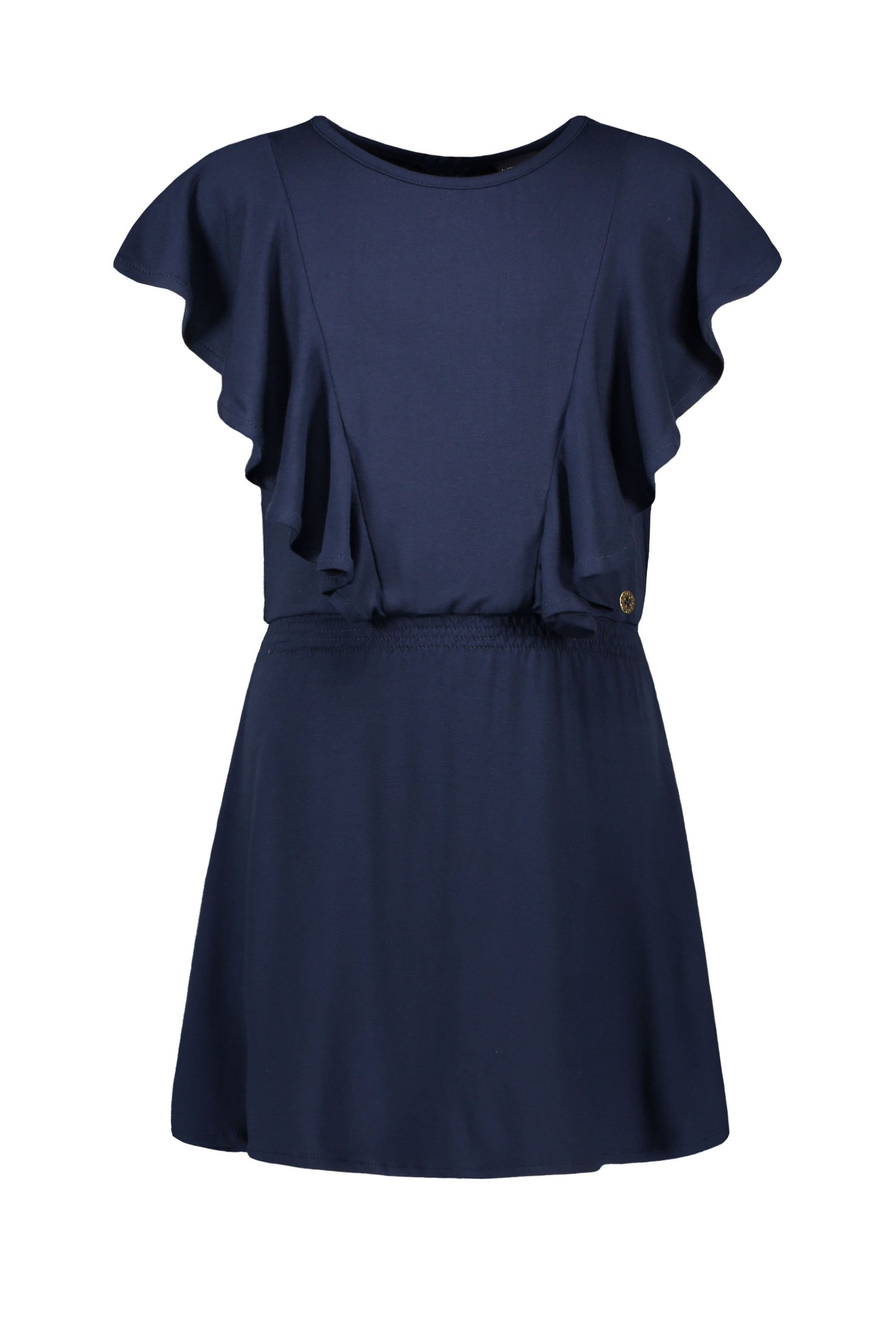 Like Flo Flo girls viscose jersey ruffle smock dress