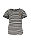 Like Flo Flo baby girls fancy ruffle slv tee