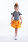 Like Flo Flo baby girls fancy ruffle slv tee