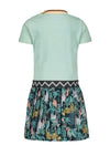 Like Flo Flo baby girls jersey ruffle dress with AO plisse skirt