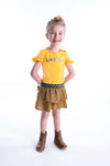 Like Flo Flo baby girls jersey dress with panter skirt