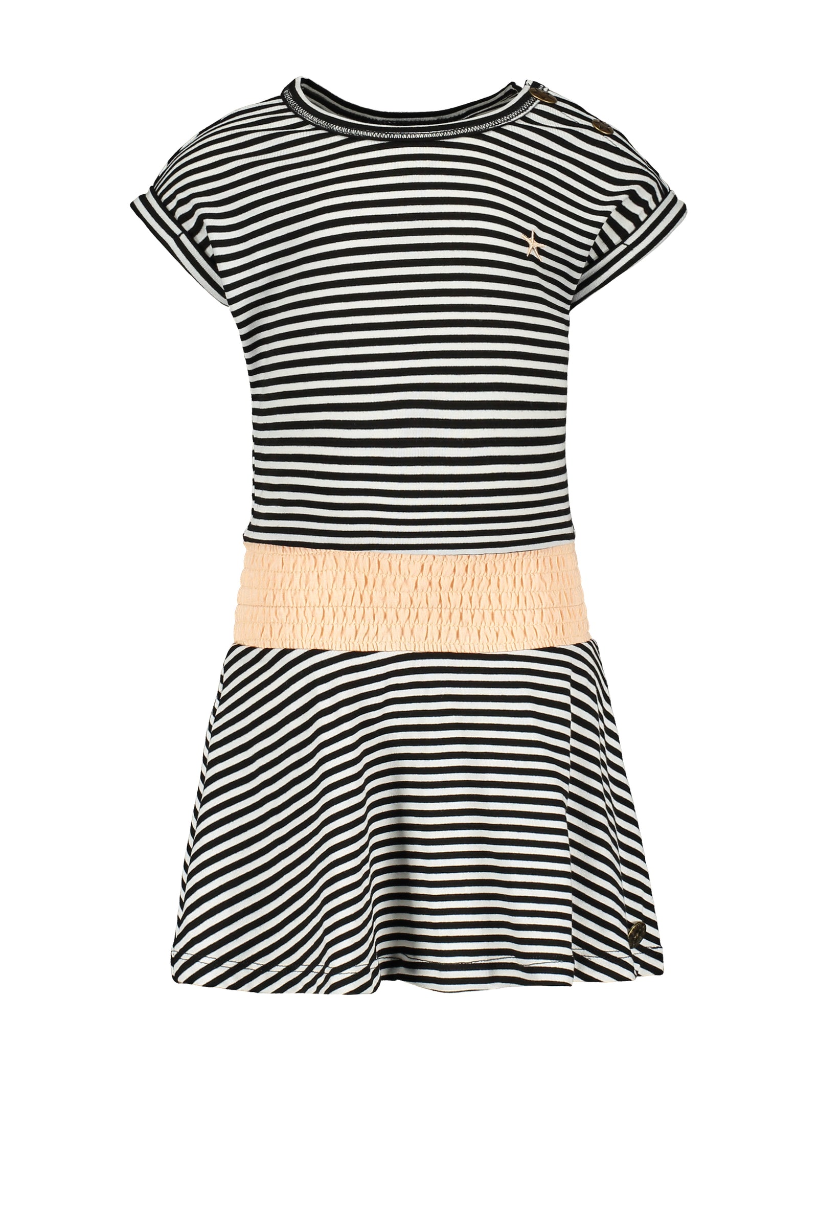 Like Flo Flo baby girls jersey dress high smock waist