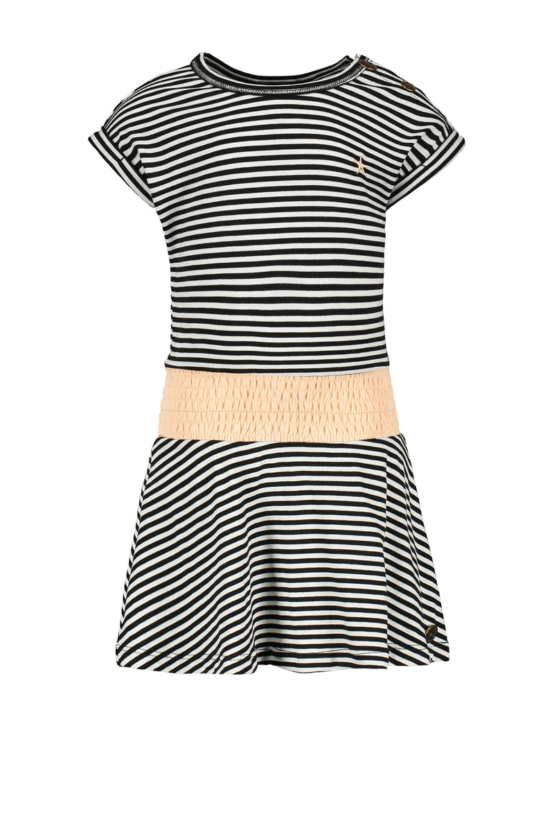 Like Flo Flo baby girls jersey dress high smock waist