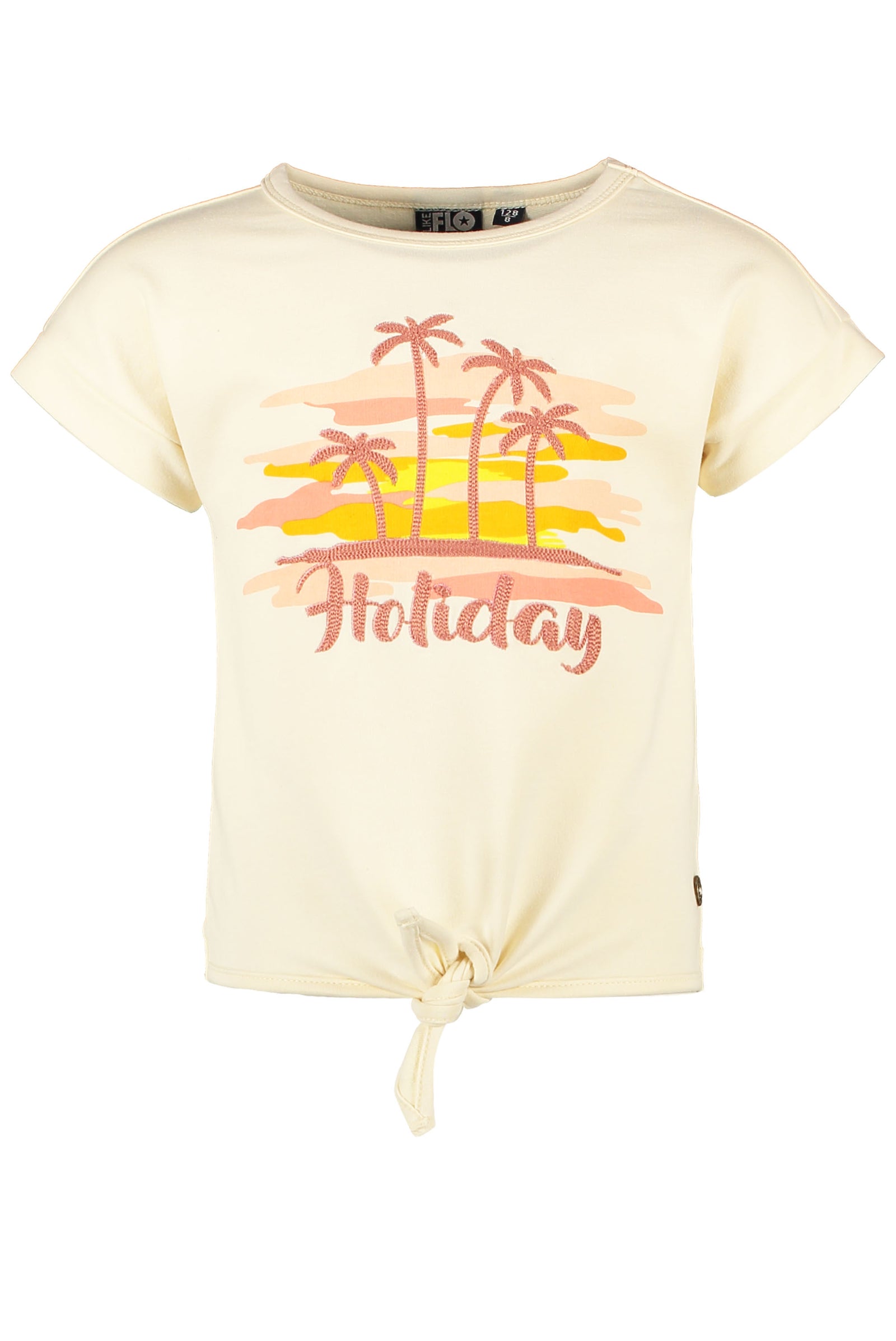 Like Flo Flo girls lt sweat knotted ss sweater