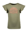 Like Flo Flo girls jersey tee ruffle slv