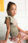 Like Flo Flo girls jersey tee ruffle slv