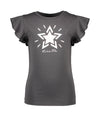 Like Flo Flo girls jersey tee ruffle slv