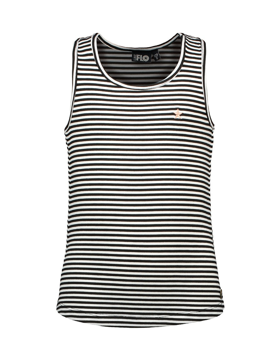 Like Flo Flo girls YD stripe singlet