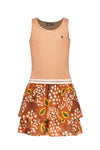 Like Flo Flo girls YD stripe 2pc dress fancy jersey knot top