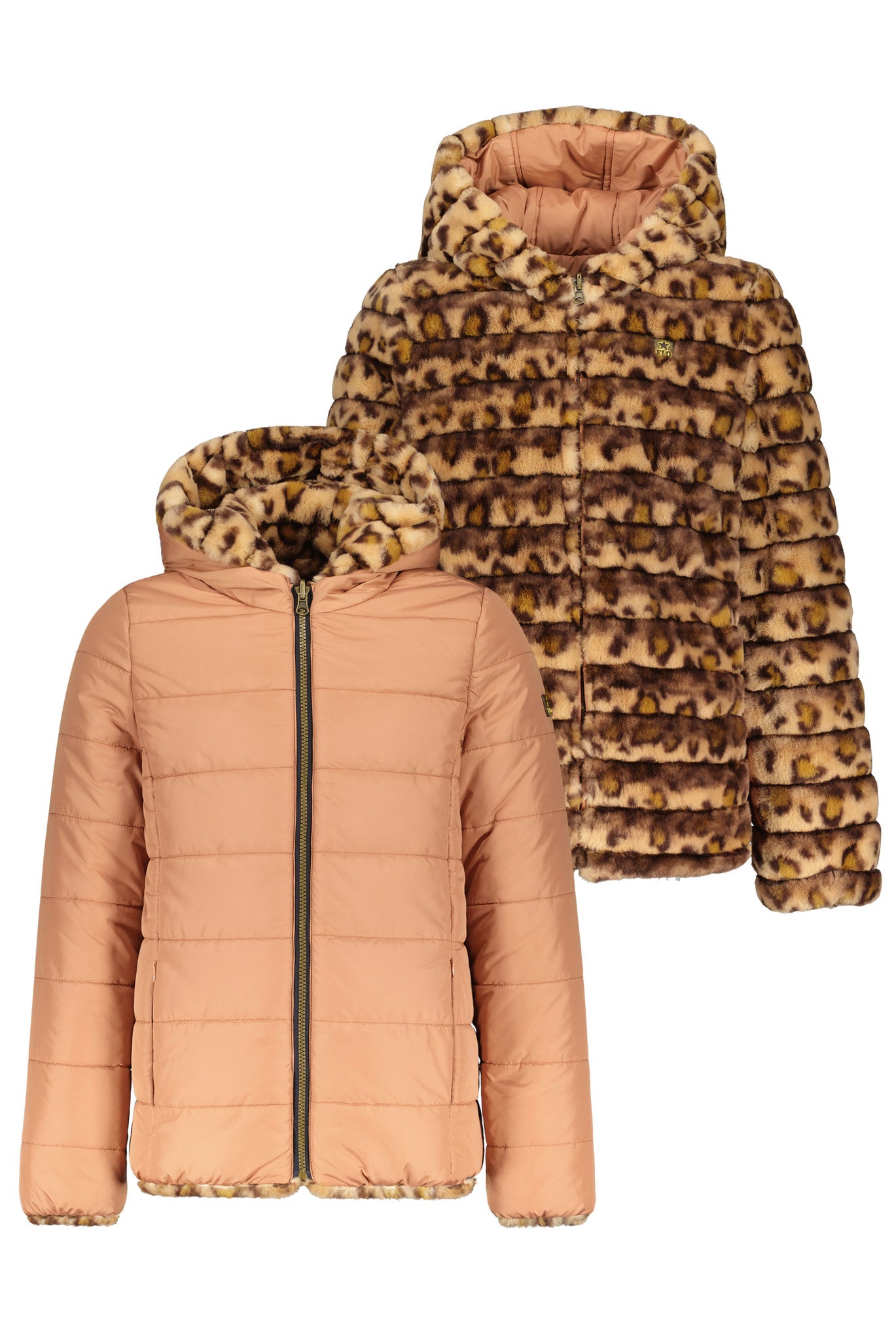Like Flo Flo girls reversible fur jacket