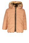 Meisjes Flo baby girls hooded reversible jacket van Like Flo in de kleur Old pink in maat 92.
