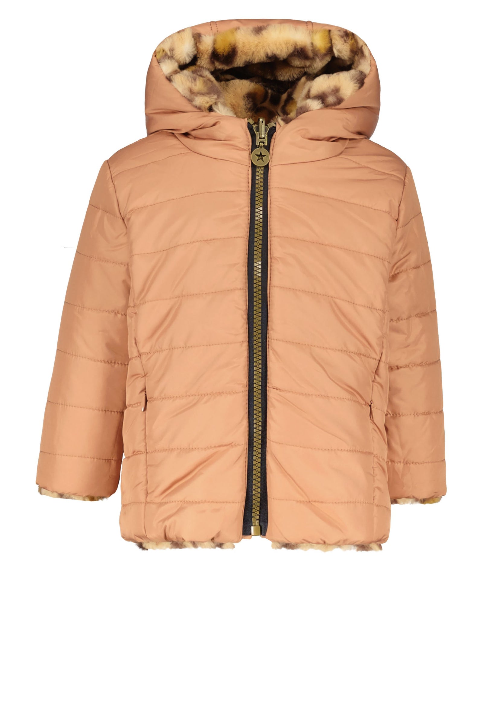 Like Flo Flo baby girls hooded reversible jacket