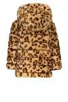 Meisjes Flo baby girls hooded reversible jacket van Like Flo in de kleur Old pink in maat 92.