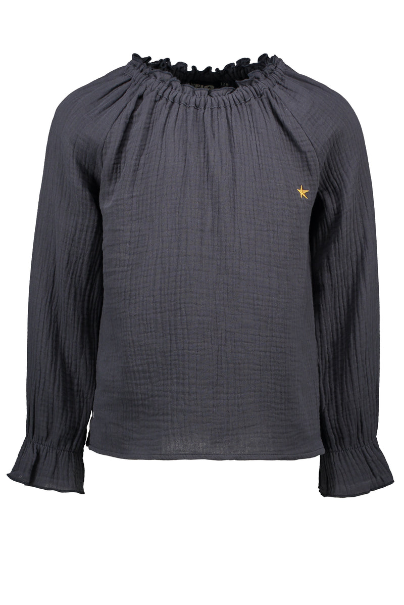 Like Flo Flo girls fancy double fabric blouse
