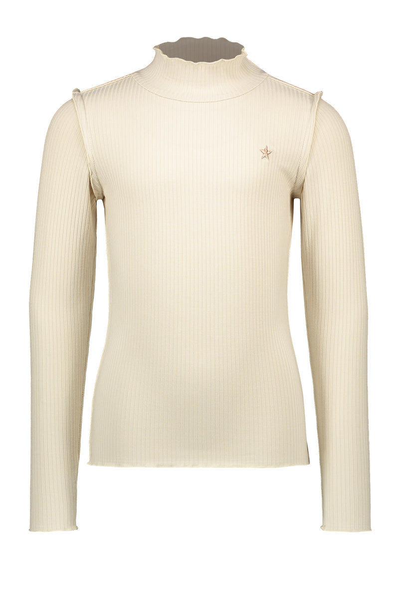 Like Flo Flo girls rib ls turtle neck top
