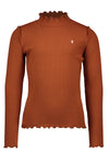 Like Flo Flo girls rib ls turtle neck top