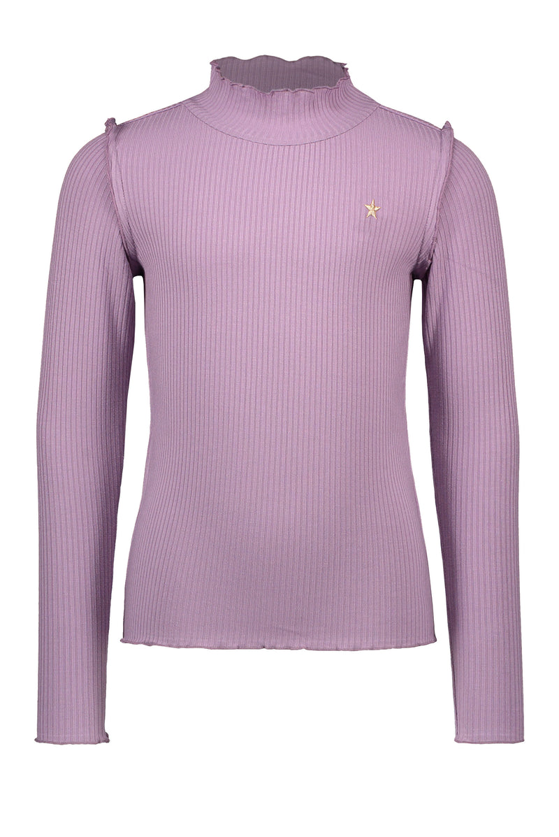 Like Flo Flo girls rib ls turtle neck top