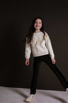 Like Flo Flo girls crincle velvet animal pant