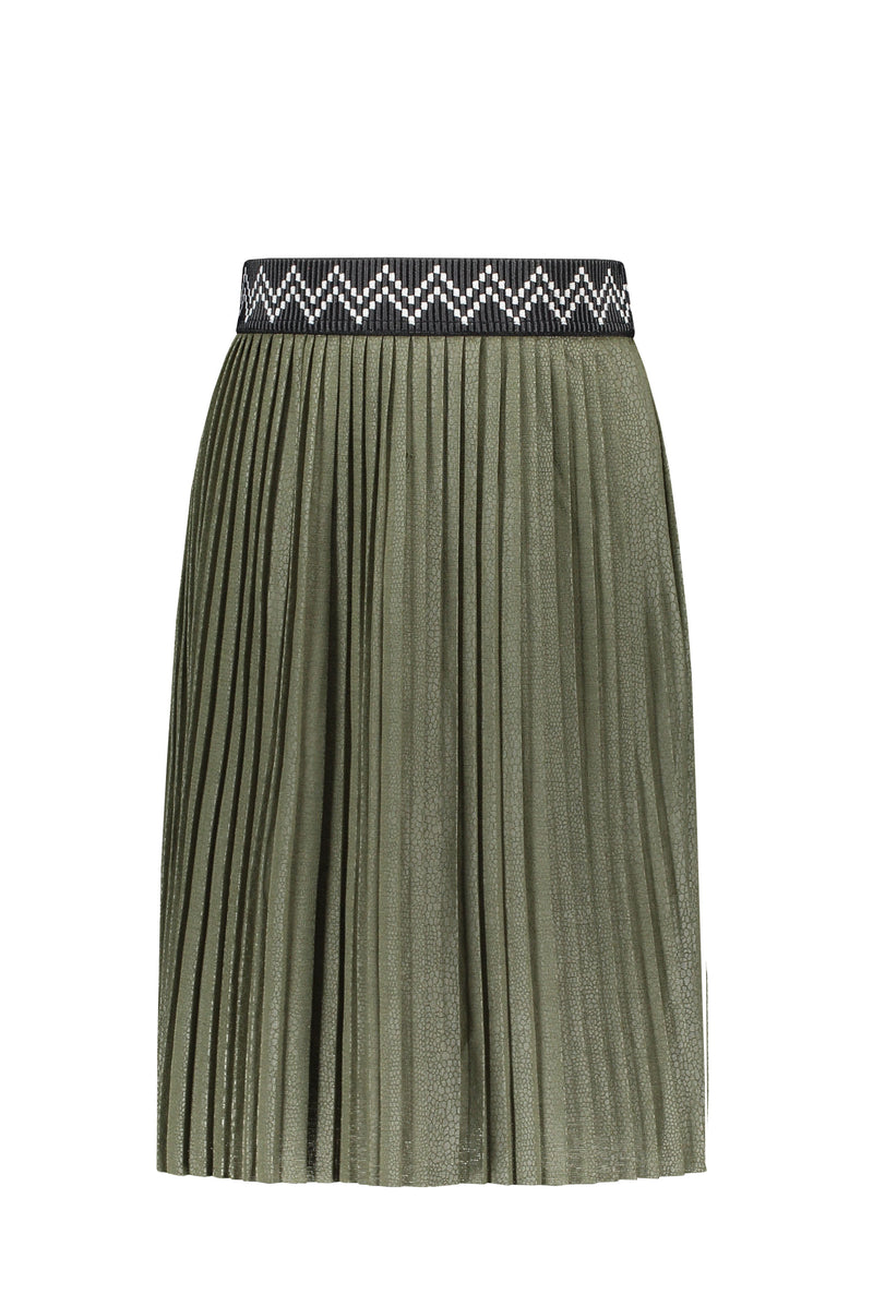 Like Flo Flo girls jersey coated plisse skirt maxi