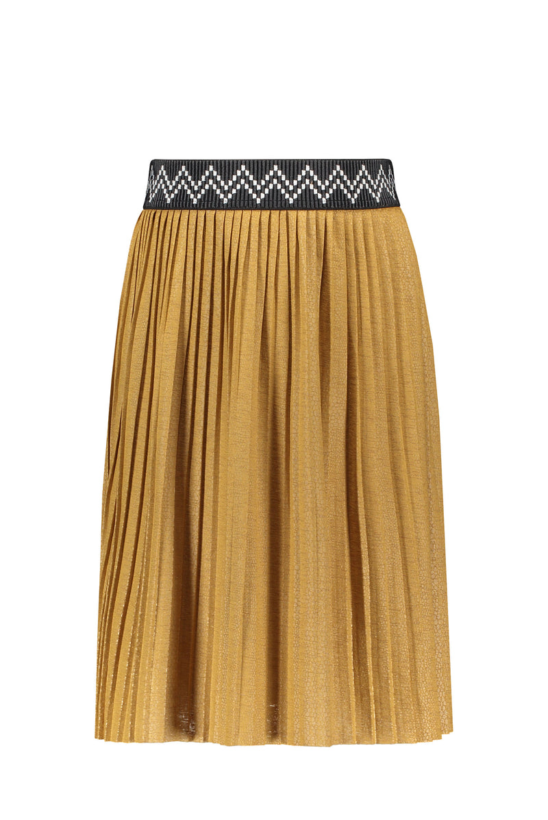 Like Flo Flo girls jersey coated plisse skirt maxi