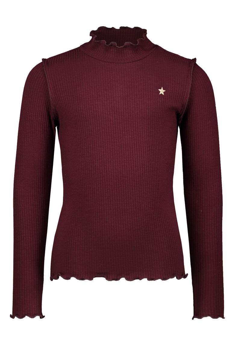 Like Flo Flo girls rib ls turtle neck top