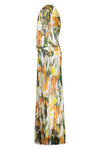 Meisjes Flo girls chiffon jumpsuit AOP + belt van Like Flo in de kleur Leaf in maat 140.
