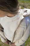 Meisjes Flo girls hooded summer jacket van Like Flo in de kleur Champagne in maat 140.