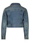 Meisjes Flo girls ls denim jacket van Like Flo in de kleur Denim in maat 140.