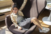Meisjes Flo girls metallic skirt van Like Flo in de kleur Antra in maat 140.