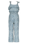 Meisjes Jumpsuit Cobalt Flower van Like Flo in de kleur Blue flower in maat 152.