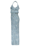 Meisjes Jumpsuit Cobalt Flower van Like Flo in de kleur Blue flower in maat 152.