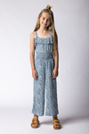 Like Flo Jumpsuit Cobalt Flower