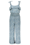 Meisjes Jumpsuit Cobalt Flower van Like Flo in de kleur Blue flower in maat 152.