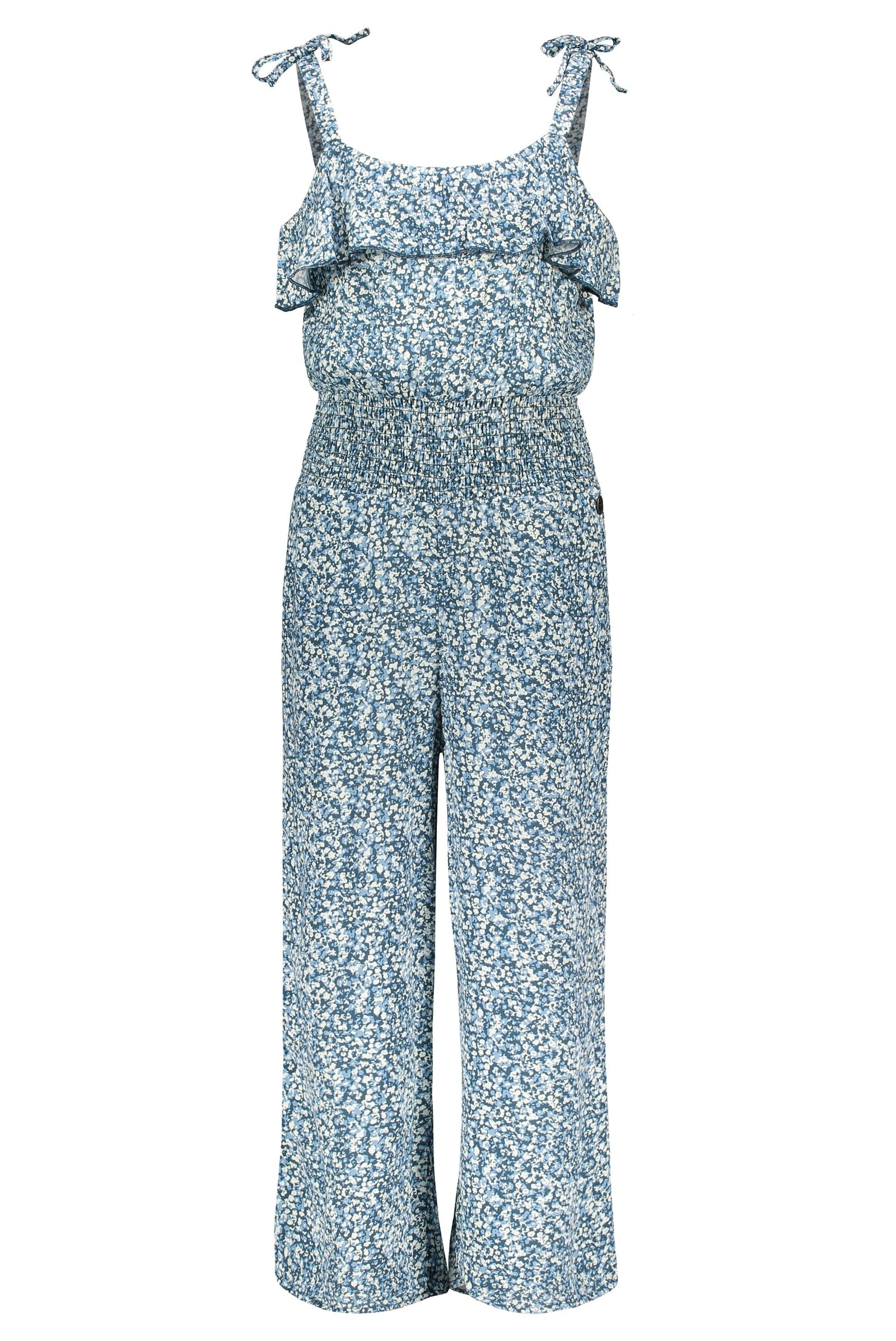 Like Flo Jumpsuit Cobalt Flower