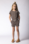 Like Flo Crepe Jersey Jumpsuit Short