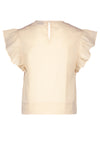 Meisjes Solid Check Top van Like Flo in de kleur Sorbet in maat 152.