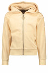Like Flo Hooded Cardigan Fancy Button